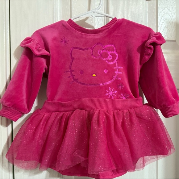 Hello Kitty Velour Tutu Dress - Picture 1 of 7